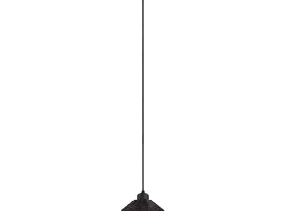 Φωτιστικό Οροφής Borka R31261002 Φ17x150cm 1xE27 40W Black RL Lighting