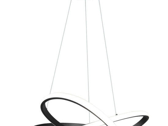 Φωτιστικό Οροφής Course R32051432 Φ60x150cm Dim Led 3150Lm 27,5W Black-White RL Lighting