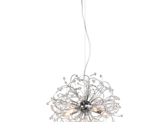 Φωτιστικό Οροφής Gloria R31315006 Φ55x150cm 5xE14 25W Chrome RL Lighting