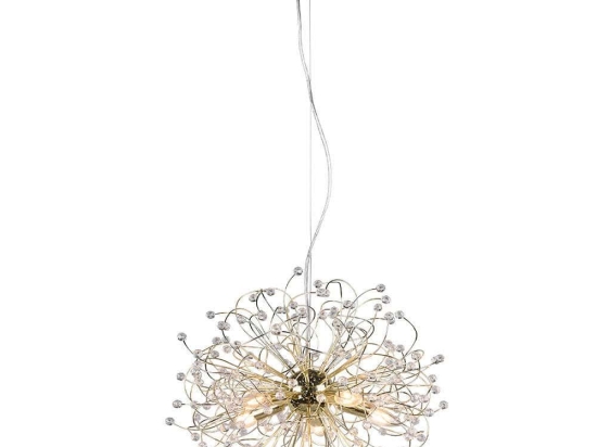 Φωτιστικό Οροφής Gloria R31315003 Φ55x150cm 5xE14 25W Brass RL Lighting
