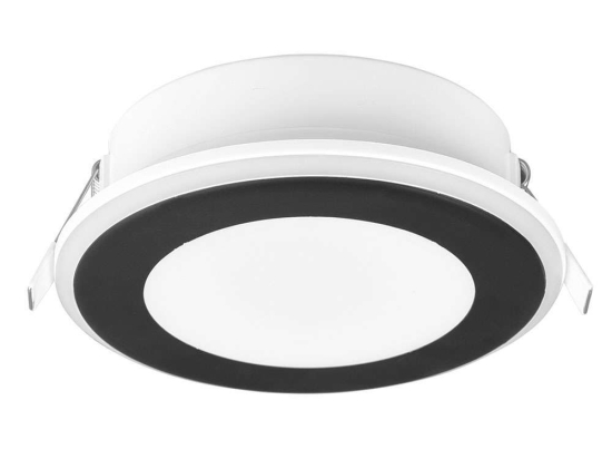 Σποτ Χωνευτό Aura 652410132 Φ14x3cm Led 1040Lm 10W 3000K Black Trio Lighting Στρόγγυλο