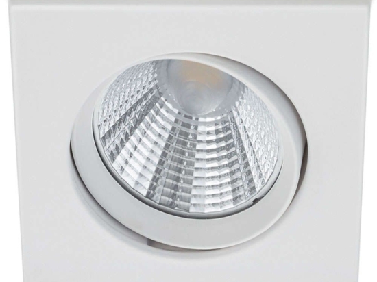 Σποτ Χωνευτό Pamir 650410131 8x8x5cm Dim Led 345Lm 5,5W 3000K White Trio Lighting Τετράγωνο