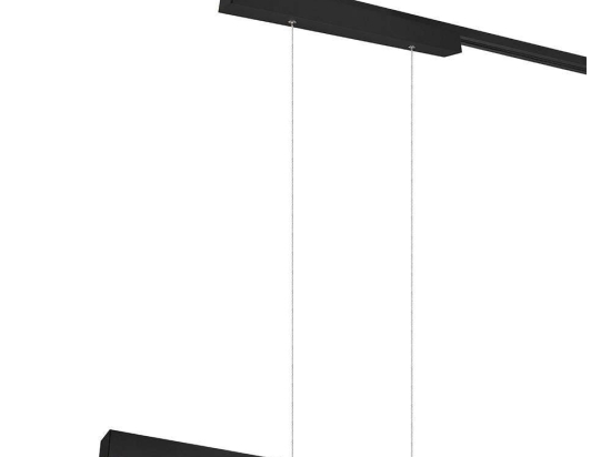 Φωτιστικό Ράγας Κρεμαστό Duoline 73043132 90x5x180cm Dim Led 3400Lm 29W 3000K Black Trio Lighting