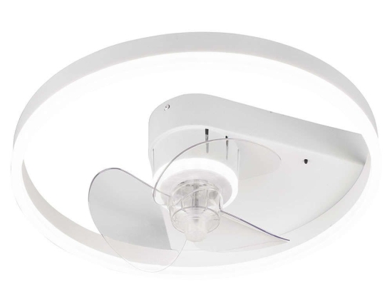 Ανεμιστήρας Οροφής Borgholm R67083131 Με Φως Led 2700-6500K Και Τηλεχειριστήριο Φ50x15cm White RL Li Διάμετρος 50cm