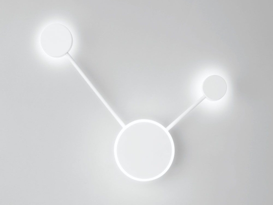Φωτιστικό Τοίχου - Απλίκα Led-Etere-PL2 1380lm 3000/4000/6500K 45x33x6cm White Luce Ambiente Design