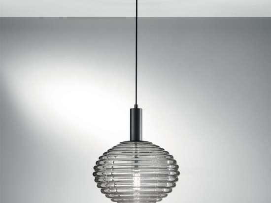 Φωτιστικό Οροφής Κρεμαστό I-Ripple-S32-NER E27 150x32cm Black Luce Ambiente Design