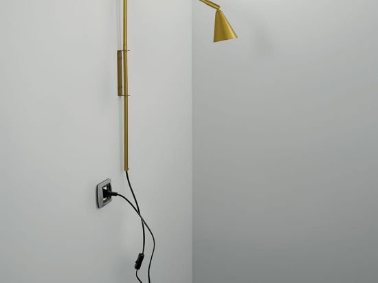 Φωτιστικό Τοίχου - Απλίκα I-Enea-AP1-Oro GU10 69,5x37,7x9cm Gold Luce Ambiente Design
