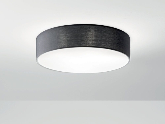 Φωτιστικό Οροφής - Πλαφονιέρα I-Capital-PL57-NER E27 15x57cm Black Luce Ambiente Design
