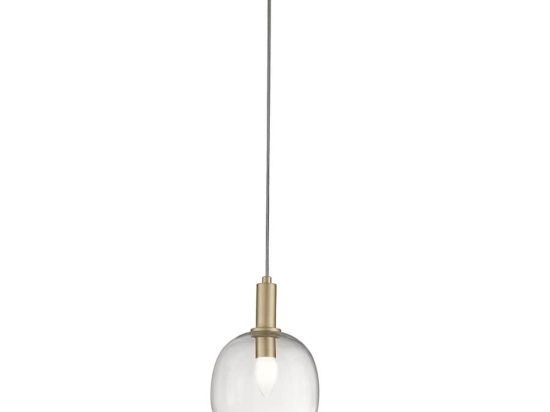 Φωτιστικό Οροφής Κρεμαστό I-Brandy-S1 E14 150x16x16cm Gold Luce Ambiente Design