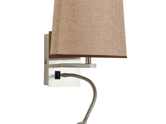 Φωτιστικό Τοίχου - Απλίκα I-090111-5F Led 60lm 4500K 24x19,5x25cm Ecru Luce Ambiente Design