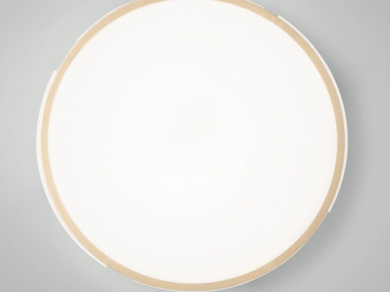 Φωτιστικό Οροφής - Πλαφονιέρα I-Pangea-PL40 Led 3520lm 3000K/4000K/6500K 41x6cm Gold Luce Ambiente Design