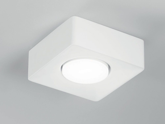 Φωτιστικό Οροφής - Πλαφονιέρα I-Athen-Q1 GX53 14x14x5,3cm White Intec