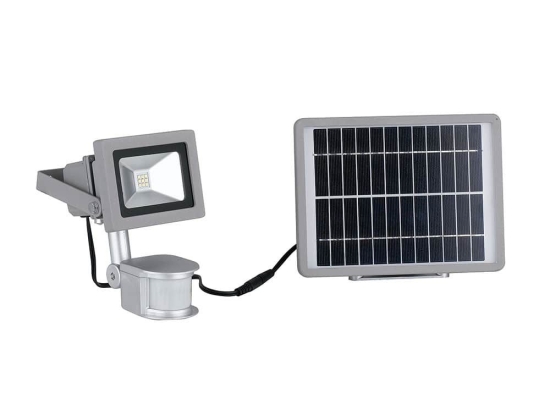 Προβολέας Ηλιακός LED-Elios-Solar 620lm 4000K 16,4x11,5xcm Silver Intec