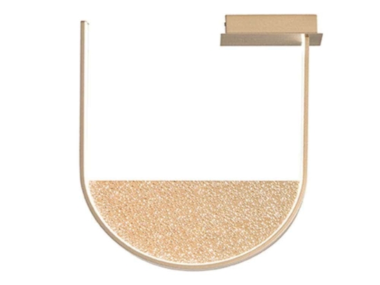 Φωτιστικό Οροφής - Πλαφονιέρα Lotus PL.LOTUS/ORO 47x4x55cm 34W Led 3000K Gold Ondaluce