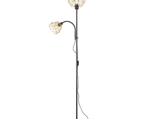 Φωτιστικό Δαπέδου Haval R40712080 27x23x180cm Black-Gold RL Lighting