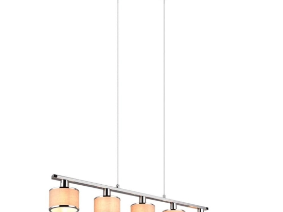 Φωτιστικό Οροφής - Ράγα Kaprun 311600506 92x12x60cm 5xE14 28W Multi Trio Lighting