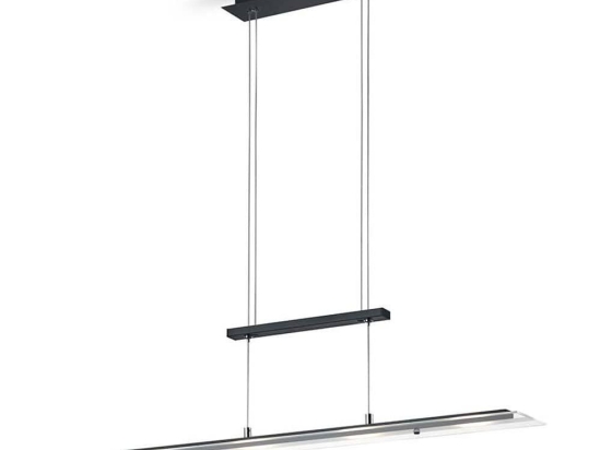 Φωτιστικό Οροφής - Ράγα Milos R32004132 4xSMD 4x550lm 3000K 170x80x12cm Black RL Lighting