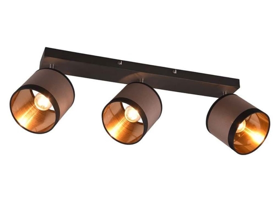 Φωτιστικό Οροφής - Spot Davos R81553041 3xE14 60x21x16cm Taupe-Black RL Lighting