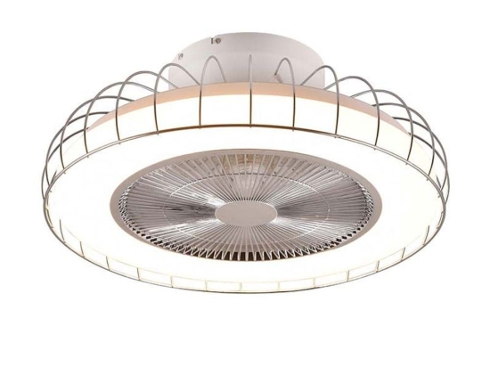 Ανεμιστήρας Οροφής Με Φως Sandfjord R64122106 SMD 3420lm 2700 - 6500K 21x52cm Chrome RL Lighting Διάμετρος 52cm