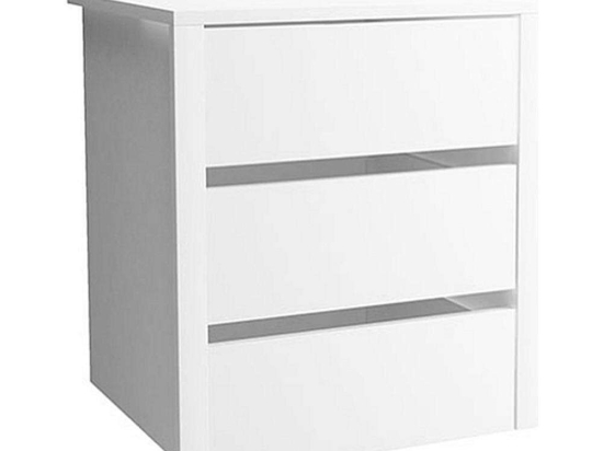 Συρταριέρα Ντουλάπας 37-24-Inw White Μοριοσανίδα