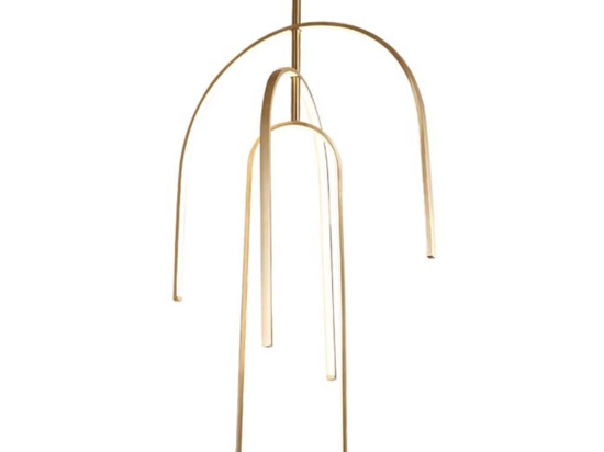 Φωτιστικό Οροφής Led 1931 80W 3000K 80Lm Gold Αλουμίνιο