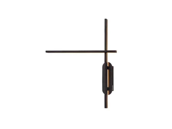 Φωτιστικό Τοίχου - Απλίκα Led 1945 20W 3000K 100 Lm Black Αλουμίνιο