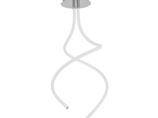 Φωτιστικό Οροφής - Πλαφονιέρα Led 1952 84W 3000K 65Lm Chrome Μέταλλο
