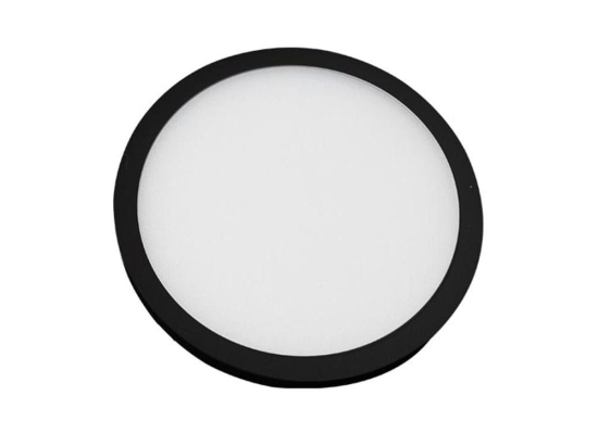 Panel Led 19170 Φ11 7W 3000K 95Lm Black Στρόγγυλο Αλουμίνιο