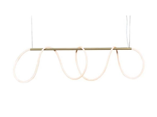 Φωτιστικό Οροφής - Ράγα Led 19254 60W 3000K 60Lm Brass Μέταλλο