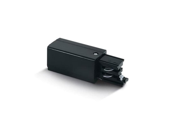 Τροφοδοτικό Δεξί Για Τριφασική Ράγα 19402-R Black Μέταλλο