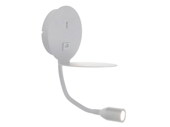 Φωτιστικό Τοίχου - Απλίκα Led H58 3W 3000K 85Lm White Αλουμίνιο