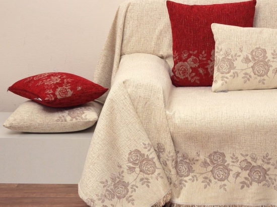 Ριχτάρι Des. 1434 Sand Anna Riska Διθέσιο 180x240cm Chenille