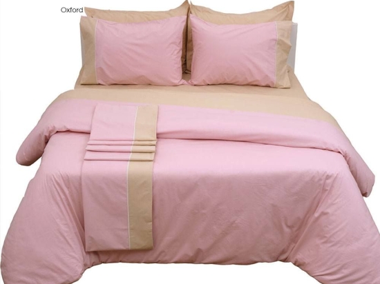 Μαξιλαροθήκες Supreme Collection Σετ 2τμχ Oxford Beige Viopros 50Χ70 50x75cm 100% Βαμβάκι