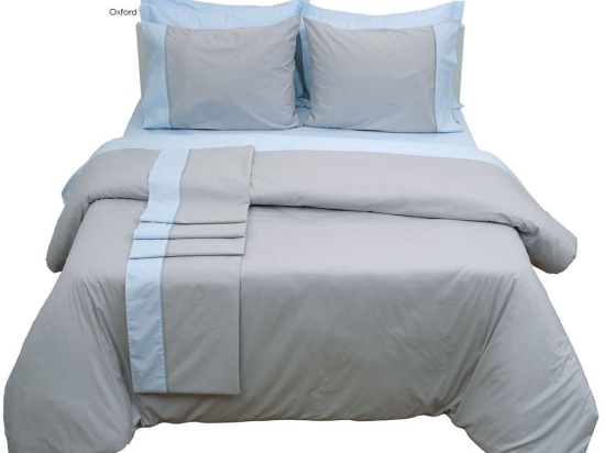 Μαξιλαροθήκες Supreme Collection Σετ 2τμχ Oxford Ciel Viopros 50Χ70 50x75cm 100% Βαμβάκι