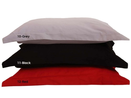 Μαξιλαροθήκη Σετ 2Τμχ Luxury Unicolour 10 Grey Anna Riska 50Χ70 100% Βαμβακοσατέν