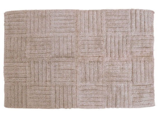 Πατάκι Μπάνιου Des. Domino Grey Anna Riska 50 X 80 50x80cm 100% Βαμβάκι