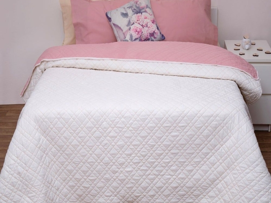 Κουβερλί 5100 Ecru-Apple Viopros Μονό 160x240cm Microfiber