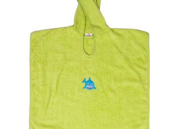 Πόντσο Βρεφικό Καρχαρίας Light Green Viopros