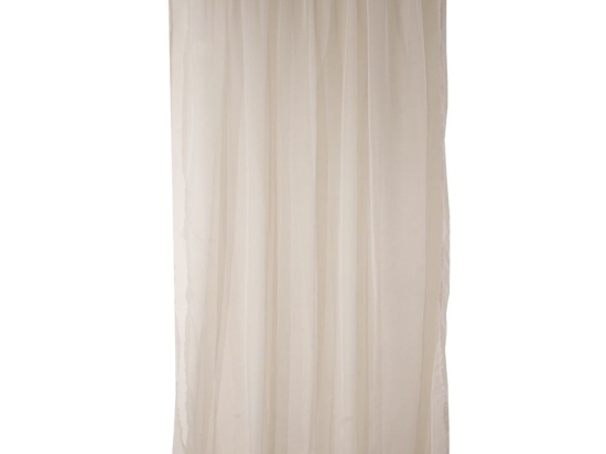 Κουρτίνα Mε Τρέσα 1050 Beige Viopros 280x270 Πολυέστερ