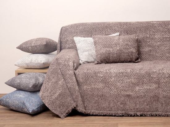 Ριχτάρι 2206 Choco Viopros Τετραθέσιο 180x320cm Chenille
