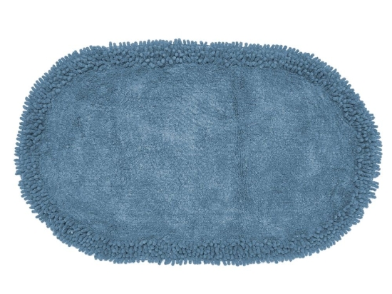 Ταπέτο Μπάνιου Ρέμι Turquoise Viopros 45x75cm 100% Βαμβάκι