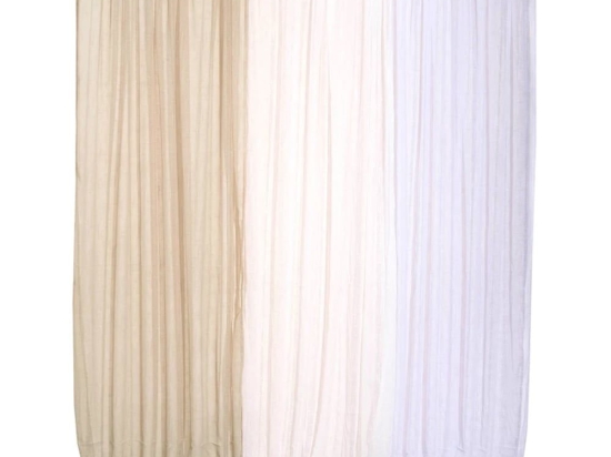 Κουρτίνα Με Τρέσα Natali Ivory Anna Riska 280x270 Πολυέστερ