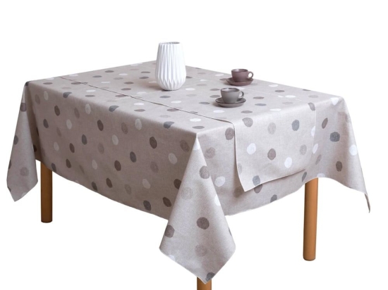 Τραπεζομάντηλο Αλέκιαστο Κίρκη Linen Viopros 140X180 Βαμβάκι-Πολυέστερ