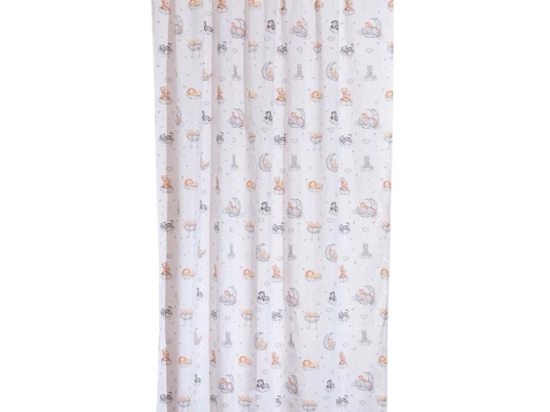 Κουρτίνα Παιδική Σάμι Με Τρέσα Multi Viopros 140X270cm 140x270cm Βαμβάκι-Πολυέστερ