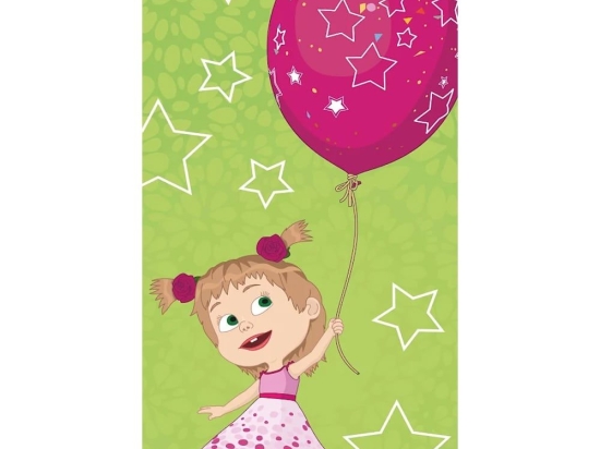 Πετσέτα Παιδική Βελουτέ Masha 42 Multi Viopros Σώματος 70x140cm 100% Βαμβάκι