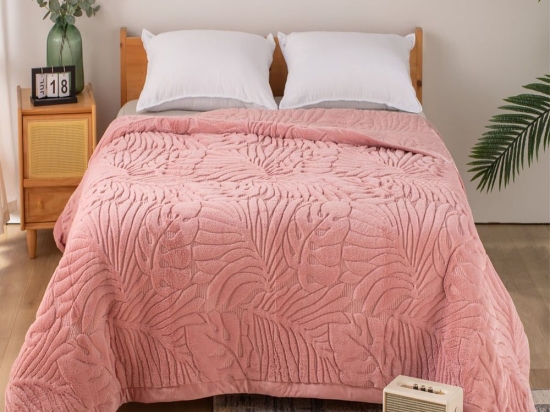 Κουβερτοπάπλωμα Lucia 2 Blush Pink Anna Riska King Size 240x260cm Πολυέστερ