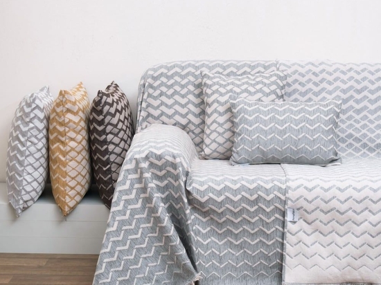 Ριχτάρι 1447 Aqua Blue Anna Riska Πολυθρόνα 180x180cm Chenille