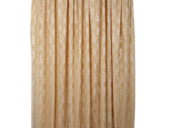 Κουρτίνα 1017 Με Τρέσα Ecru Viopros 280x270cm 280x270cm Polyester