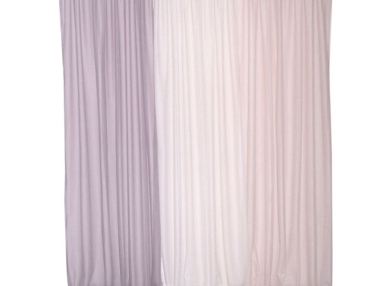 Κουρτίνα 1630 Με Τρέσα Beige Viopros 140X270cm 140x270cm Πολυέστερ