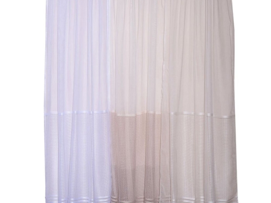 Κουρτίνα 2462 Με Τρέσα Beige Viopros 140X270cm 140x270cm Πολυέστερ
